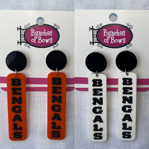 Bengals Dangle Earrings