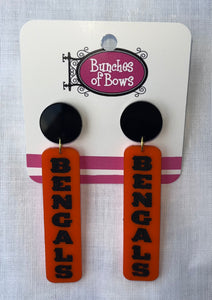 Bengals Dangle Earrings