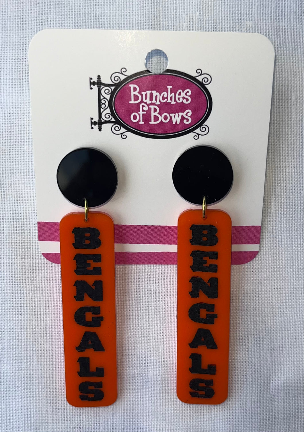 Bengals Dangle Earrings