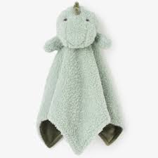 Dinosaur Security Blanket w/Embroidery