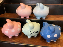 Load image into Gallery viewer, Ceramic Piggy Bank w/Personalization
