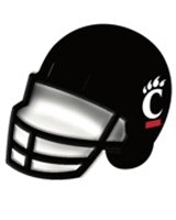 UC Football Helmet Mini (A328)