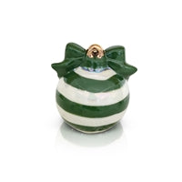 Green Stripe Ornament Mini (A282)