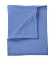 Light Blue Sweatshirt Blanket w/Personalization