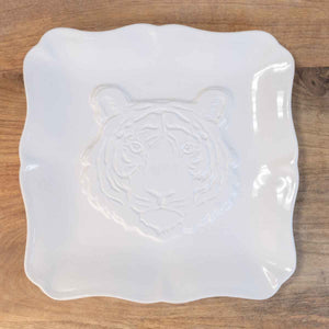 Embossed Tiger Platters