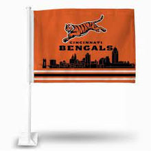 Load image into Gallery viewer, Cincinnati Bengals Car Flag
