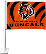 Load image into Gallery viewer, Cincinnati Bengals Car Flag
