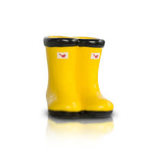 St. Jude's Yellow Rain Boots Mini (A292)